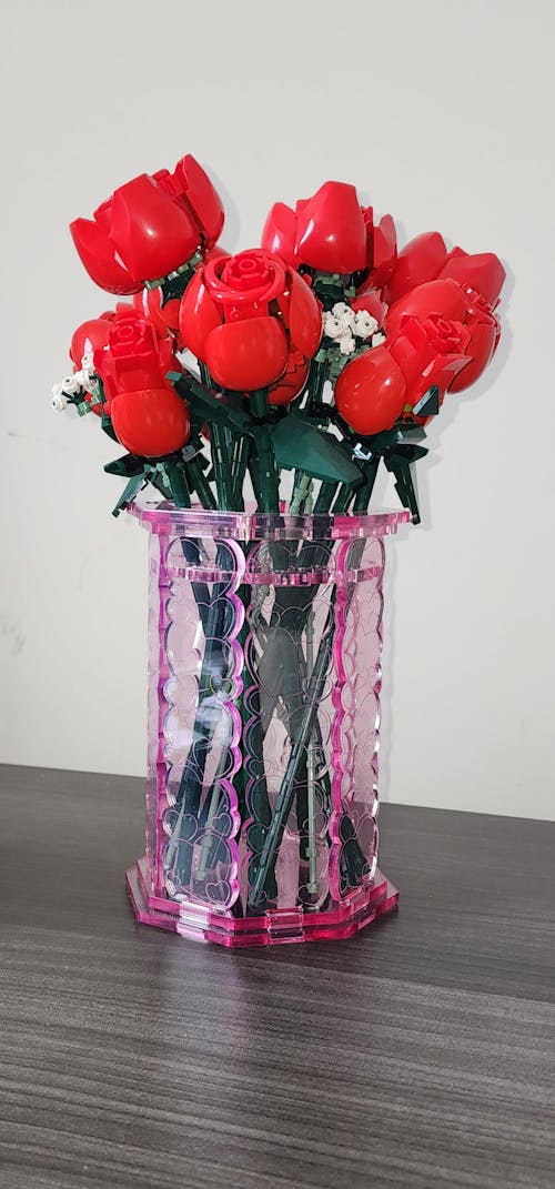 Limited Edition Valentine’s Day Vase for LEGO® Botanical Flowers