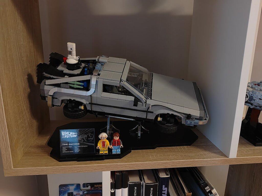 Display Stand for LEGO® Back to the Future Time Machine (10300)