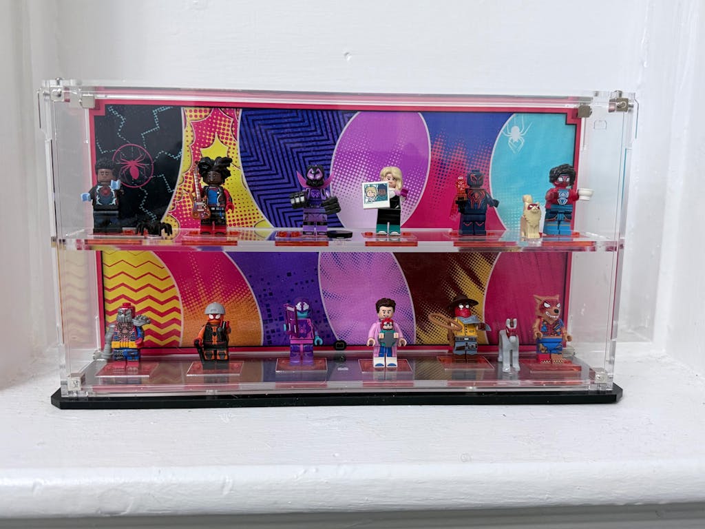 Display Case for LEGO® Spider-Man: Across the Spider-Verse Minifigures (71050)