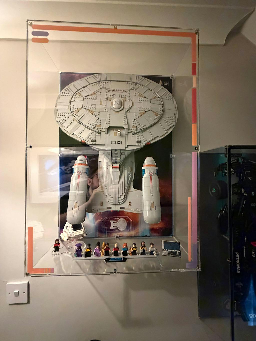 Limited Edition Wall Mounted Display Case for LEGO® Star Trek: U.S.S. Enterprise NCC-1701-D™ (10356)