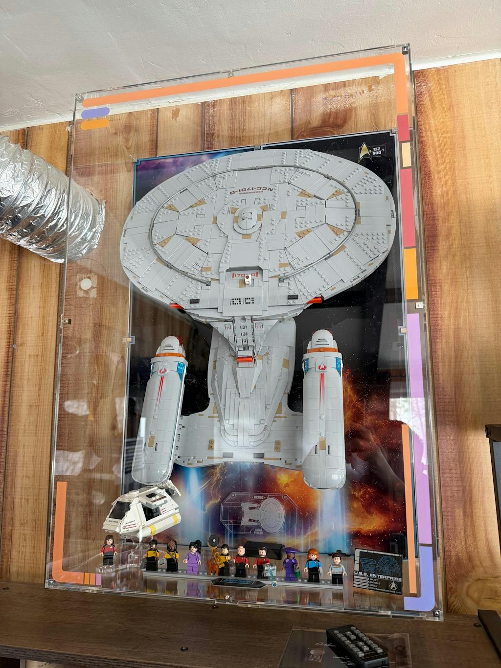 Limited Edition Wall Mounted Display Case for LEGO® Star Trek: U.S.S. Enterprise NCC-1701-D™ (10356)