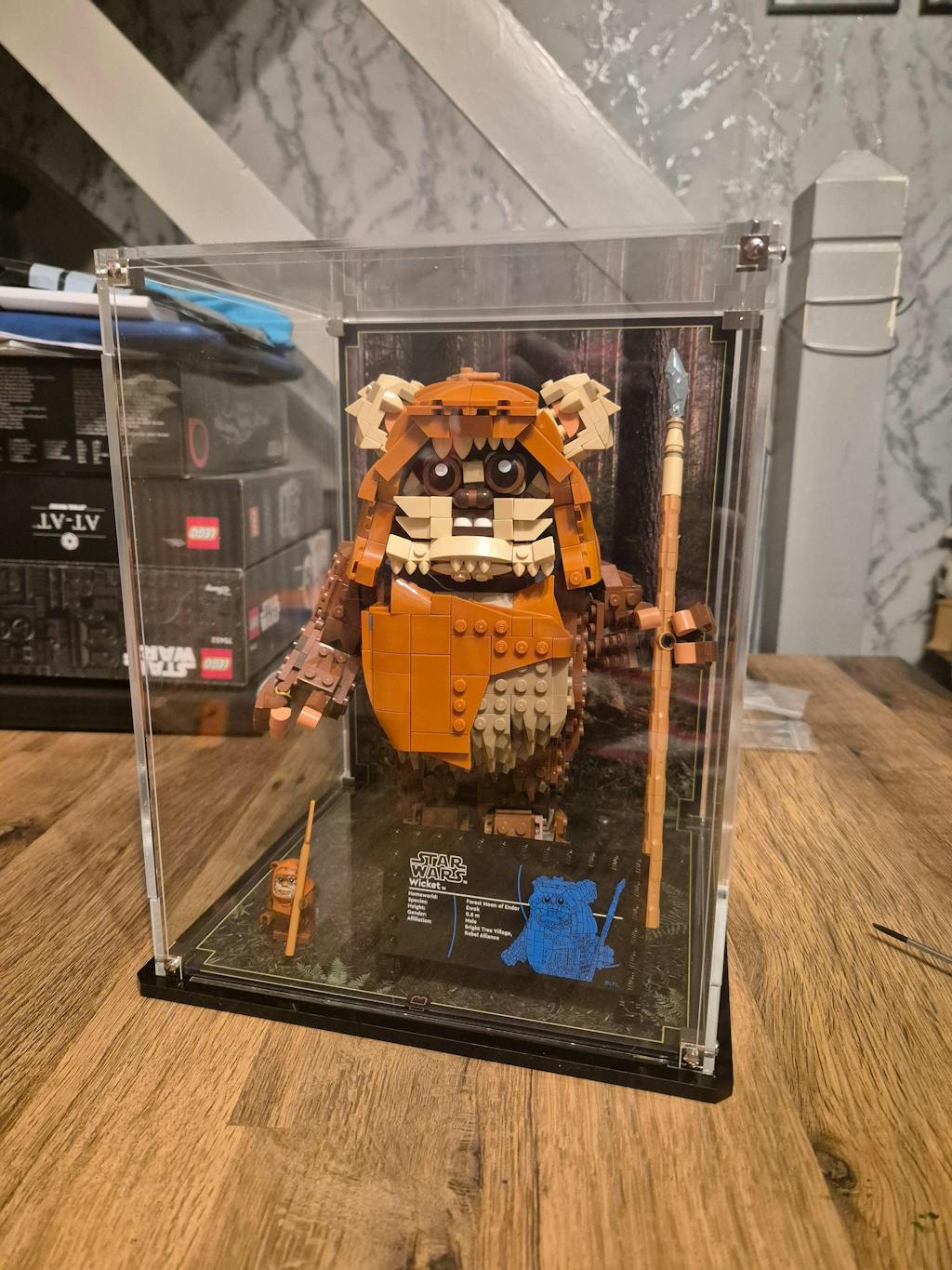 Display Case for LEGO® Star Wars: Wicket the Ewok (75430)