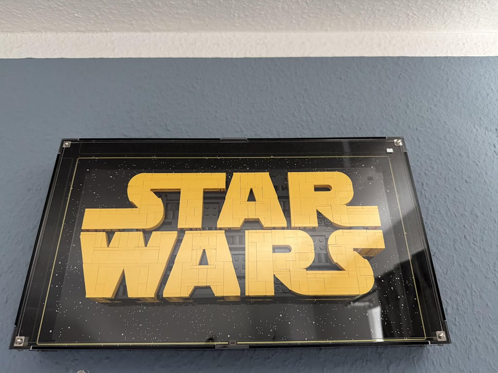 Wall Mounted Display Case for LEGO® Star Wars: Brick-Built Star Wars Logo (75407)