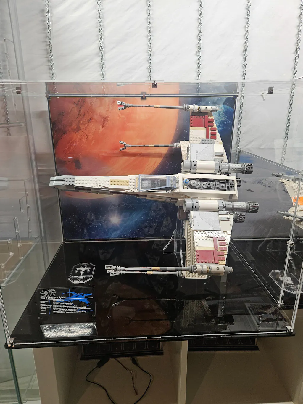 Display Case for LEGO® Star Wars™ UCS Red Five X-Wing Fighter (10240)