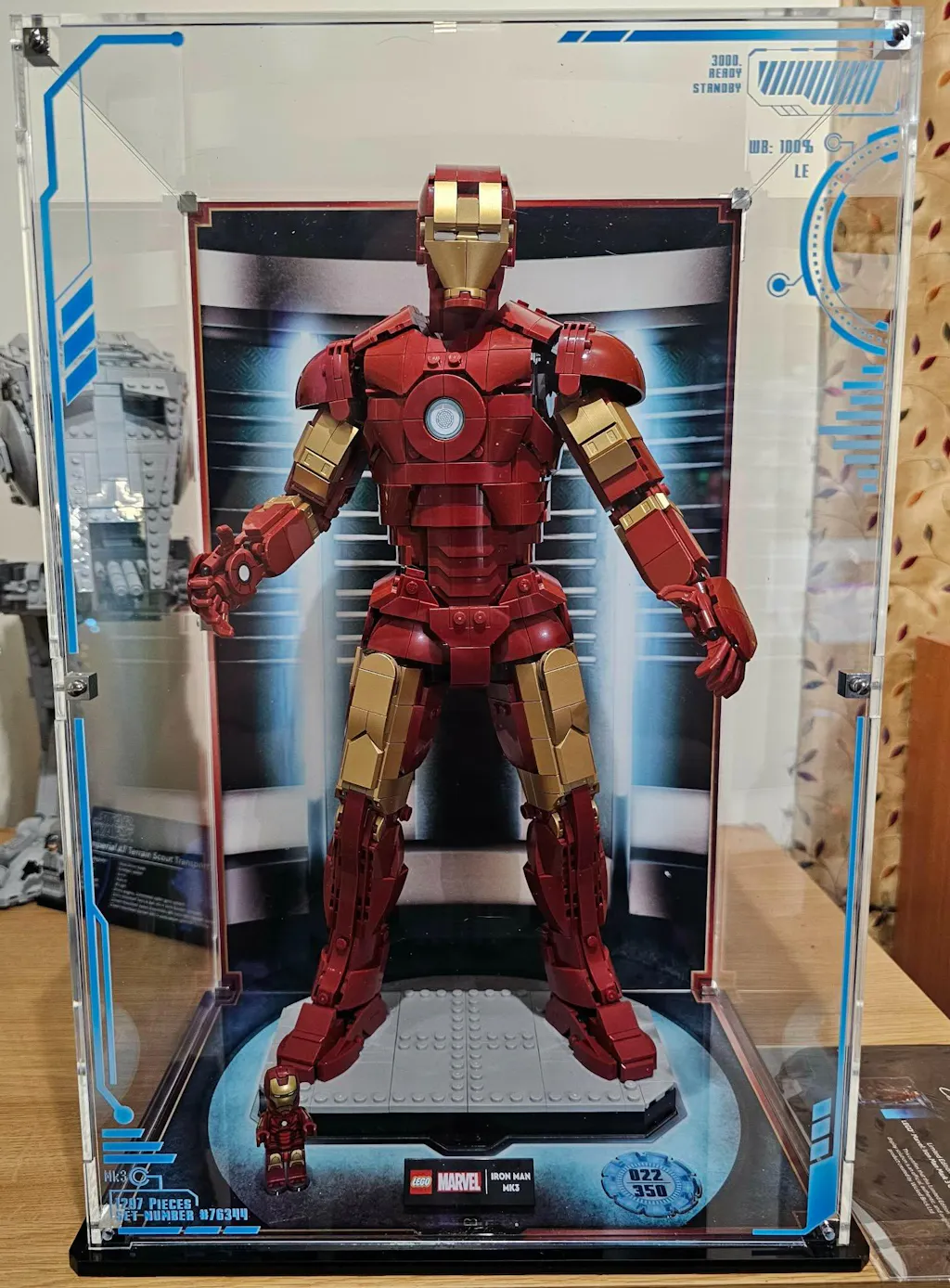 Limited Edition Display Case for LEGO® Marvel: Iron Man Mark 3 Collectors' Edition (76344)