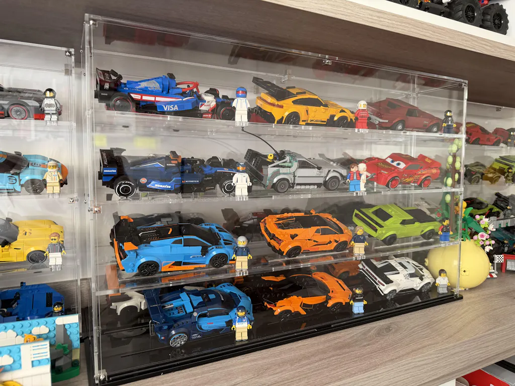 Display Case for 12x LEGO® Speed Champions Cars (4x3)