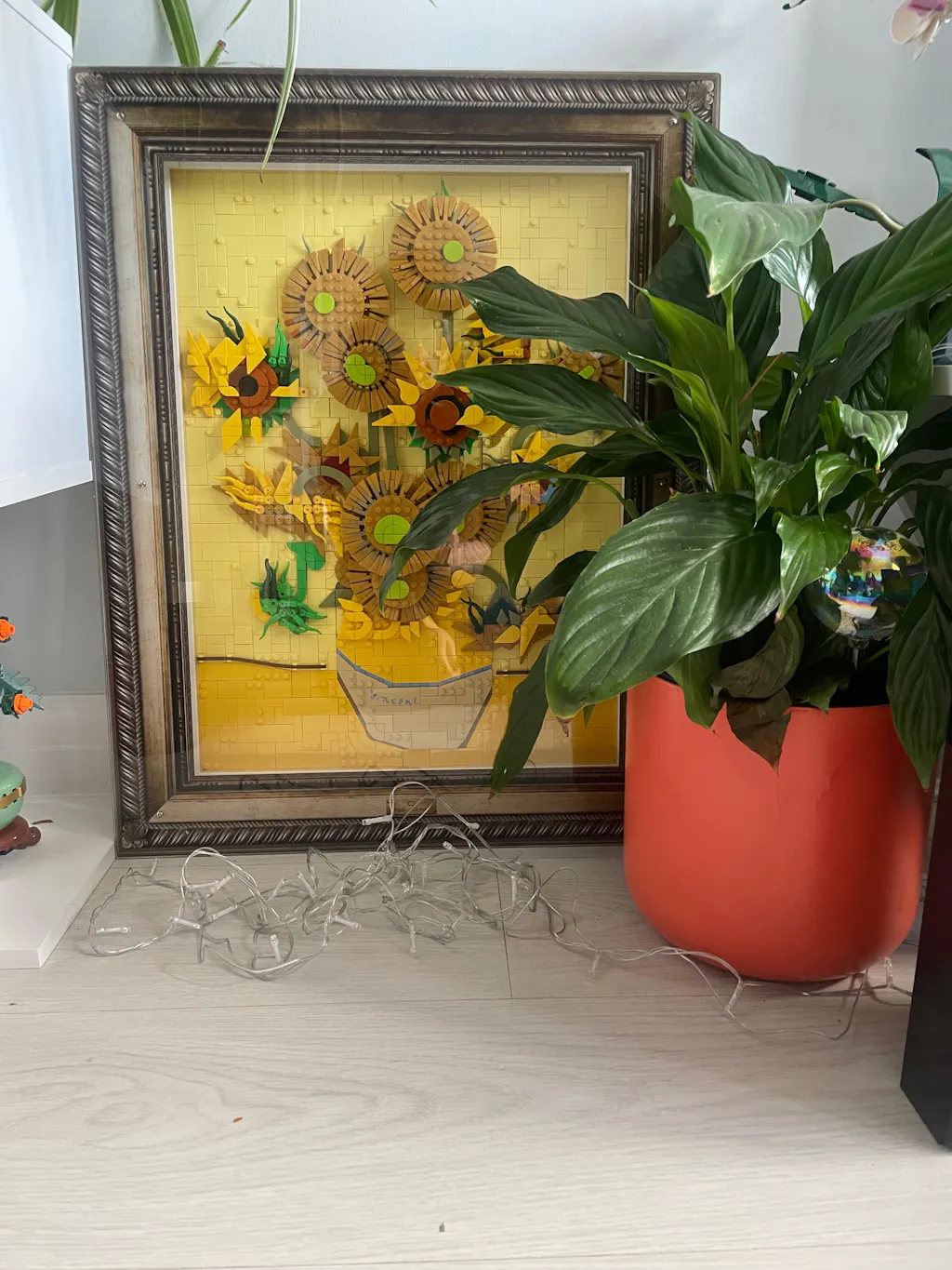 Wall Mounted Display Case for LEGO® Art: Vincent van Gogh - Sunflowers (31215)