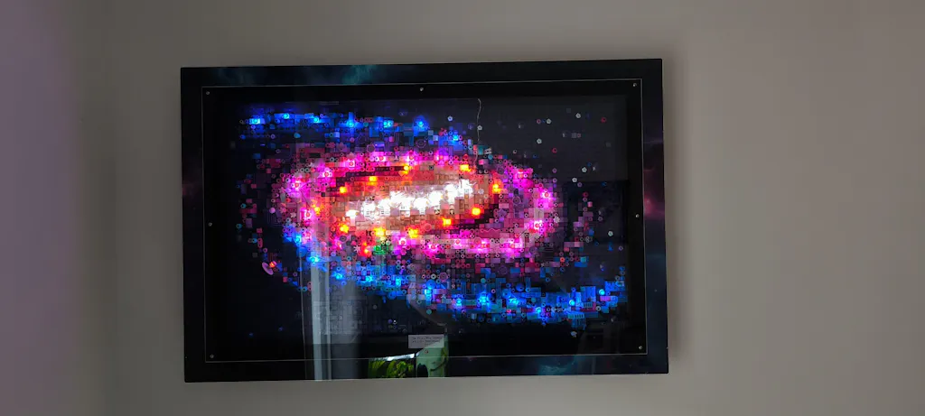 Wall Mounted Display Case for LEGO® Art: The Milky Way Galaxy (31212)