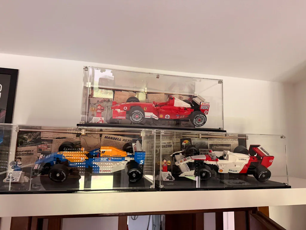 Limited Edition Display Case for LEGO® Icons: Ferrari F2004 & Michael Schumacher (11375)
