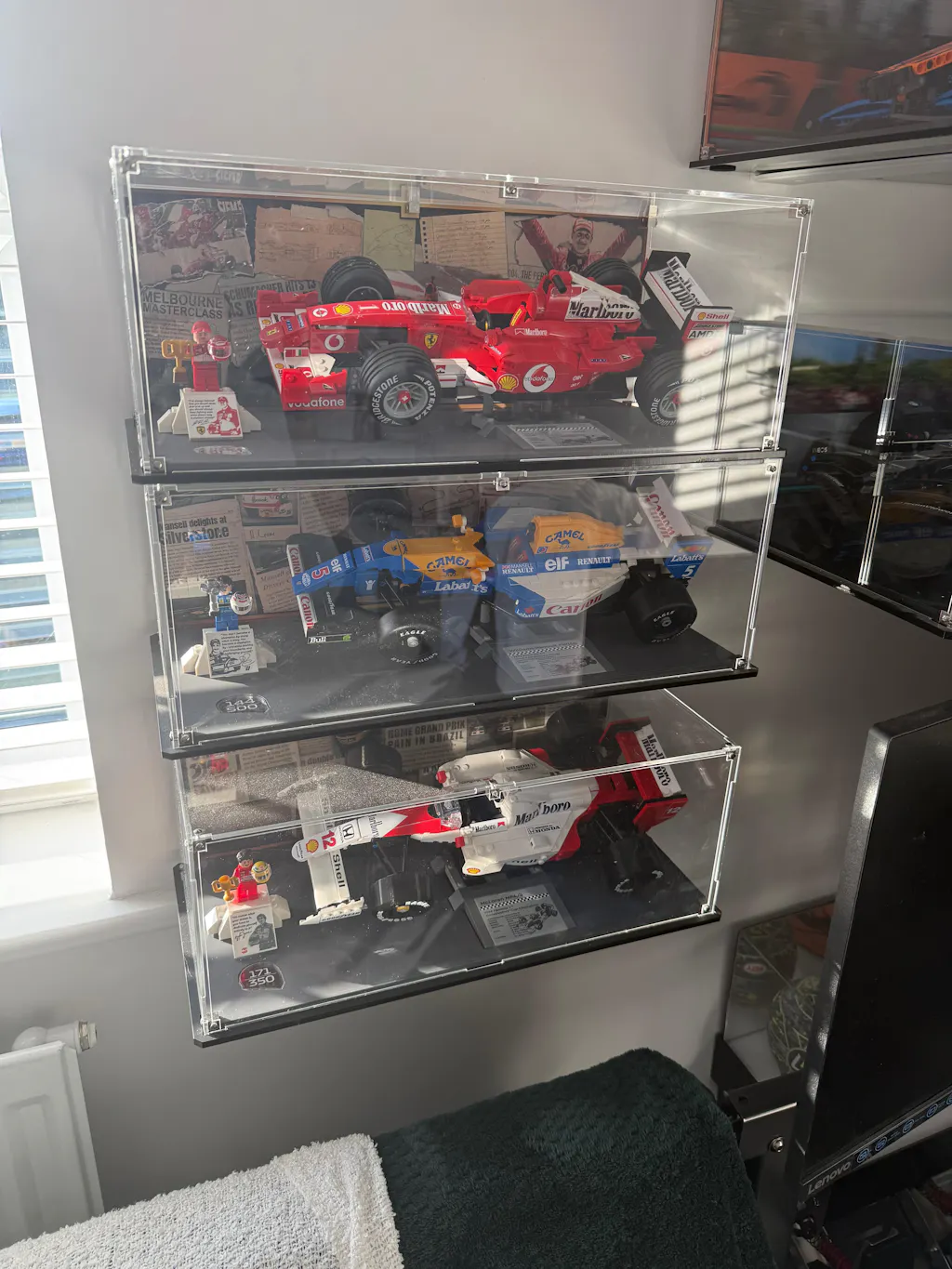 Limited Edition Display Case for LEGO® Icons: Ferrari F2004 & Michael Schumacher (11375)