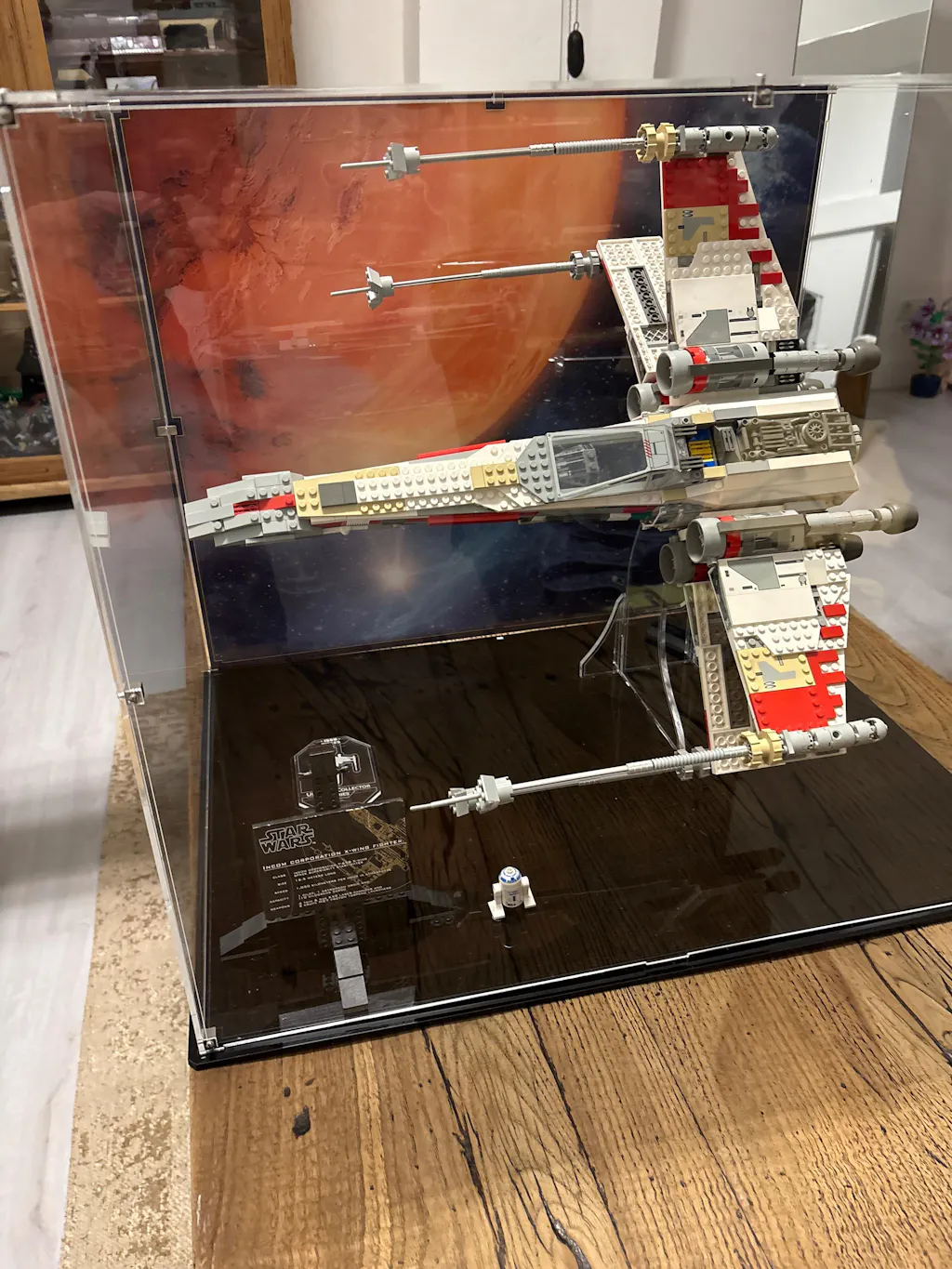 Display Case for LEGO® Star Wars™ UCS Red Five X-Wing Fighter (10240)