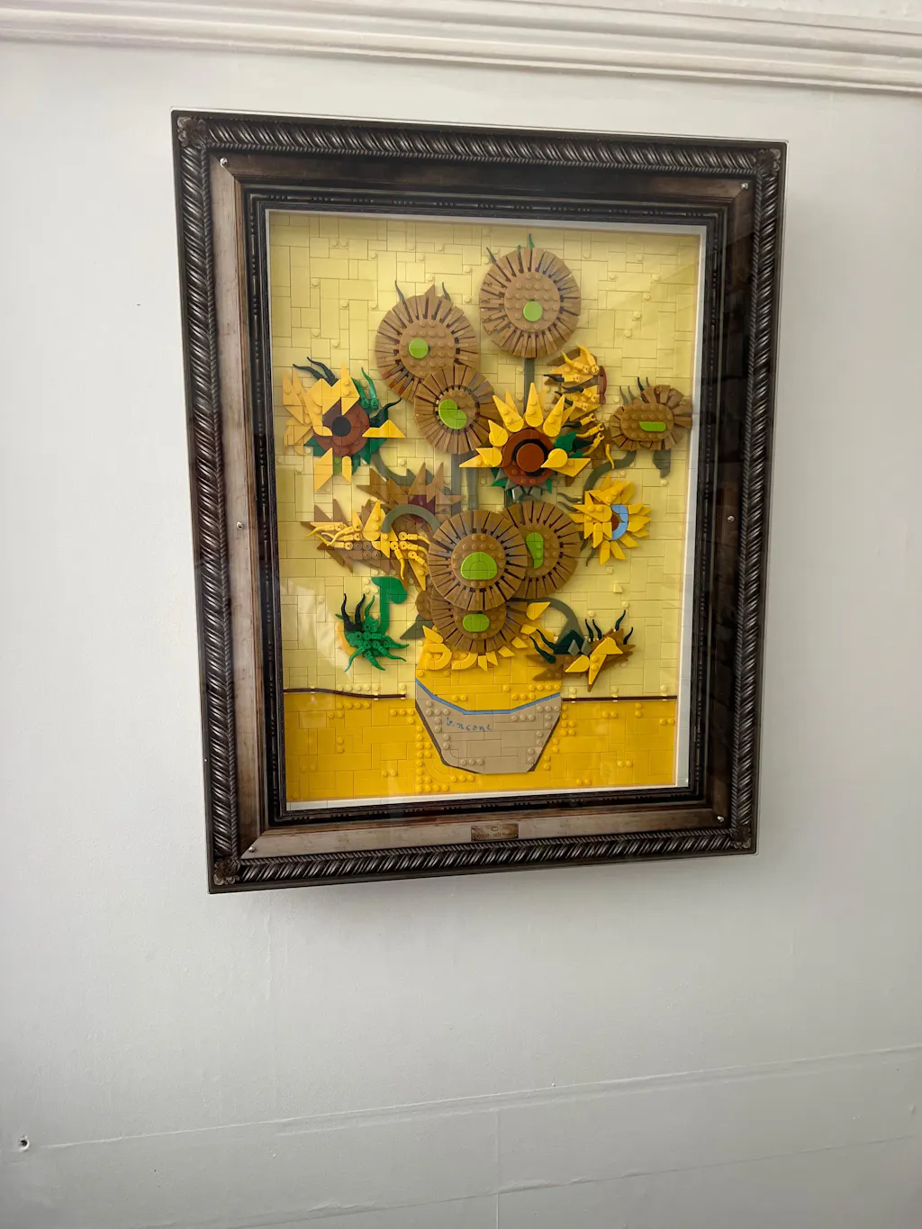 Wall Mounted Display Case for LEGO® Art: Vincent van Gogh - Sunflowers (31215)