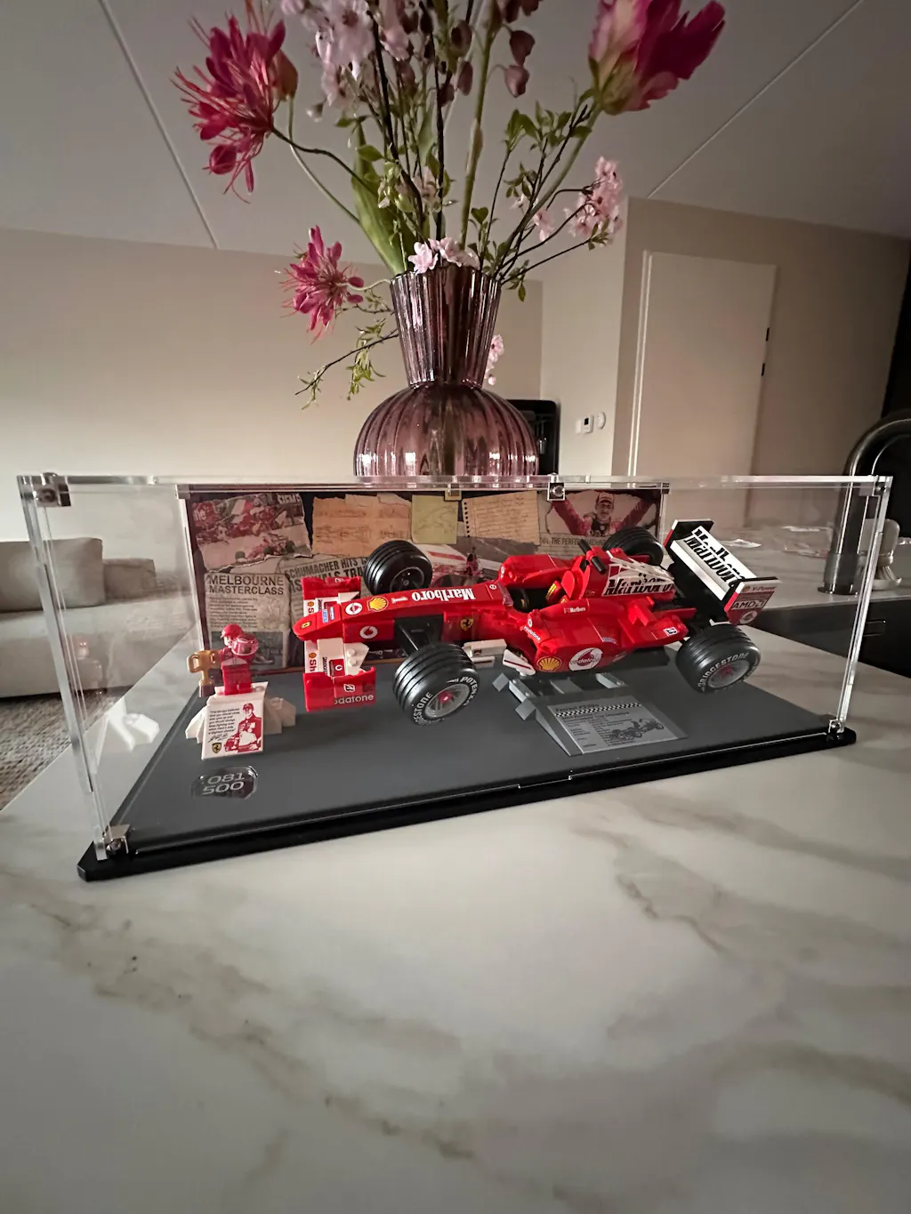 Limited Edition Display Case for LEGO® Icons: Ferrari F2004 & Michael Schumacher (11375)