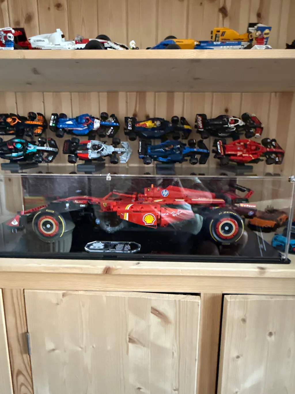 Display Case for LEGO® Technic Ferrari SF-24 F1 Car (42207)