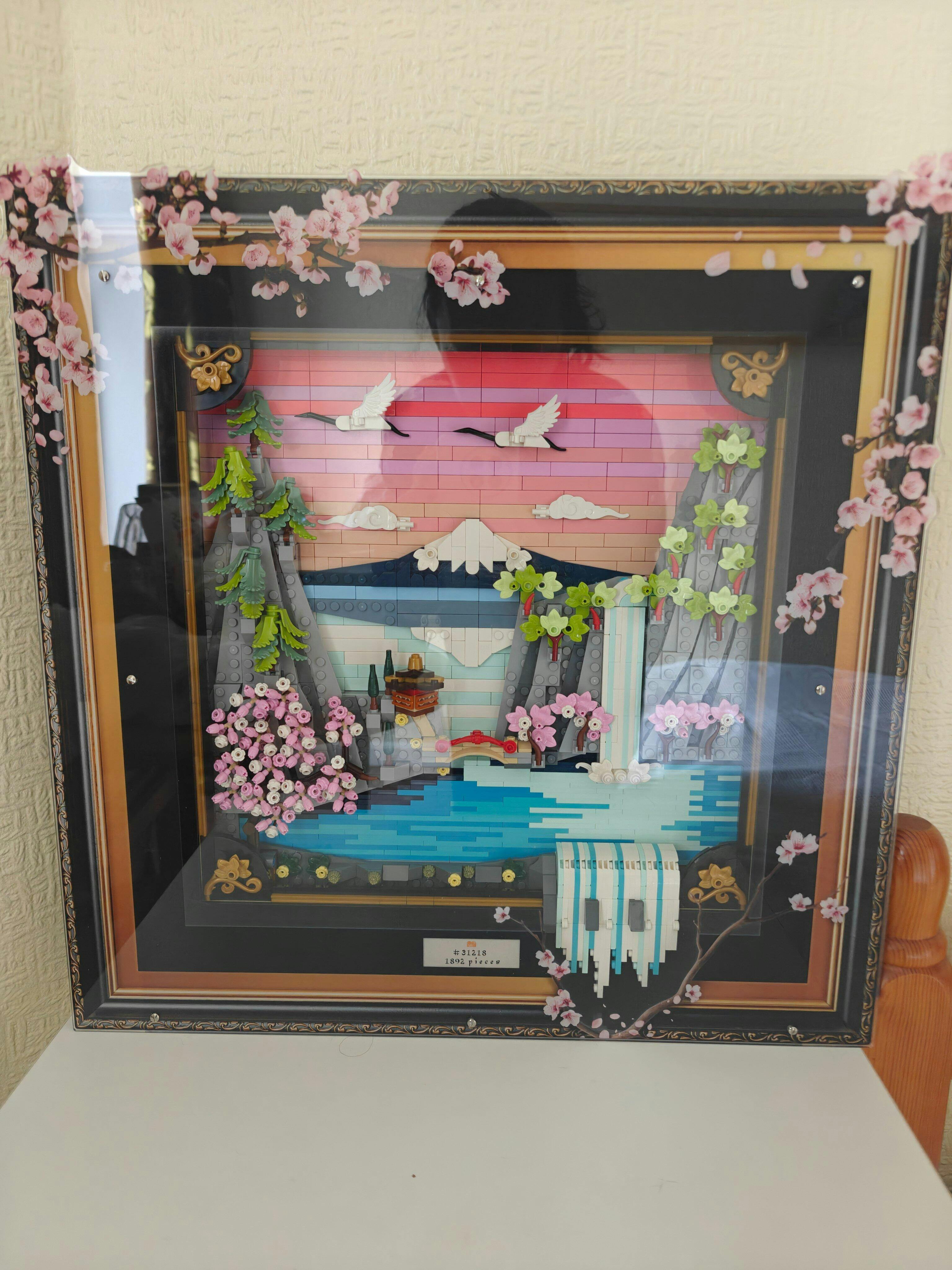 Display Case for LEGO Art Japanese Cherry Blossom Landscape 31218