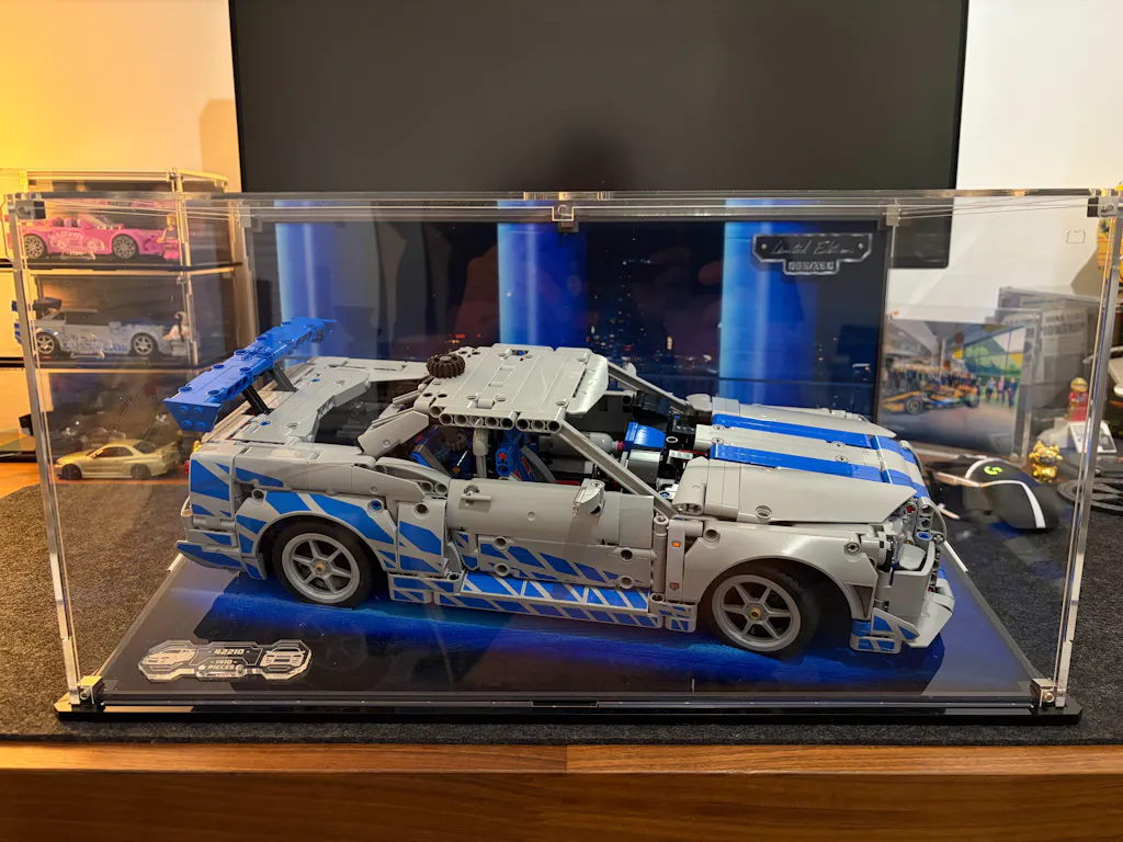 Limited Edition Display Case for LEGO® Technic: 2 Fast 2 Furious Nissan Skyline GT-R (R34) Car (42210)