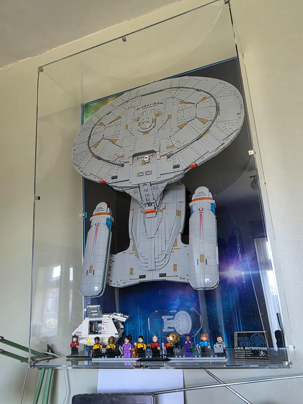 Wall Mounted Display for LEGO® Star Trek: U.S.S. Enterprise NCC-1701-D™ (10356)