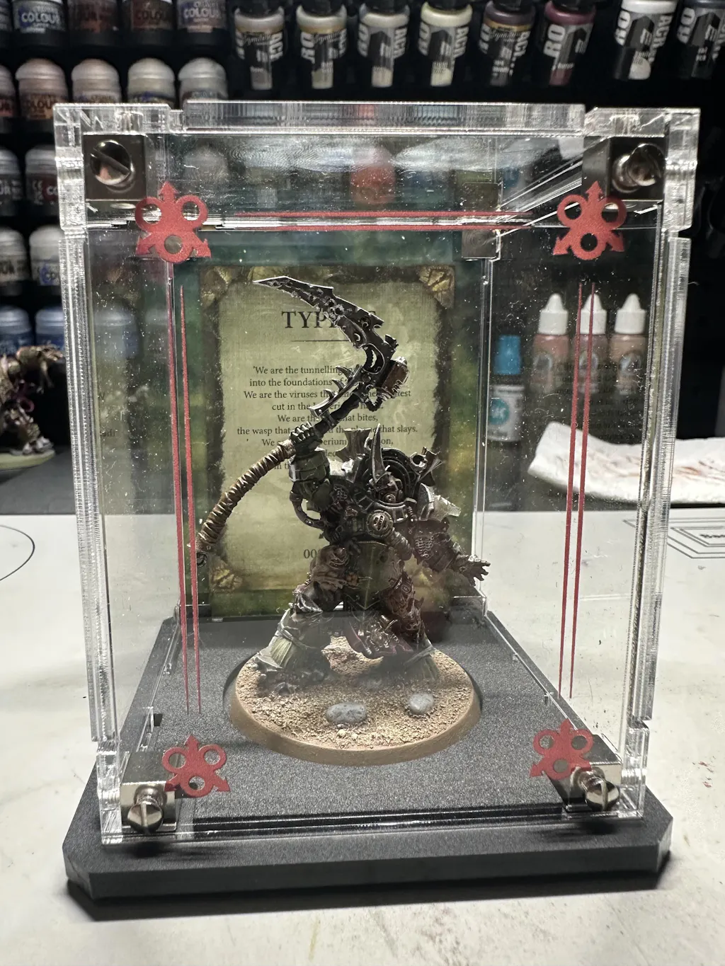Limited Edition Display Case for Warhammer® 40,000 Typhus, Herald of the Plague God