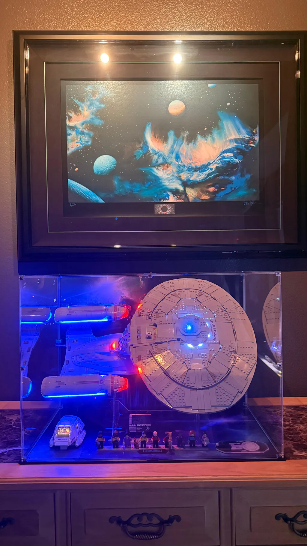Display Case for LEGO® Star Trek: U.S.S. Enterprise NCC-1701-D™ (10356)