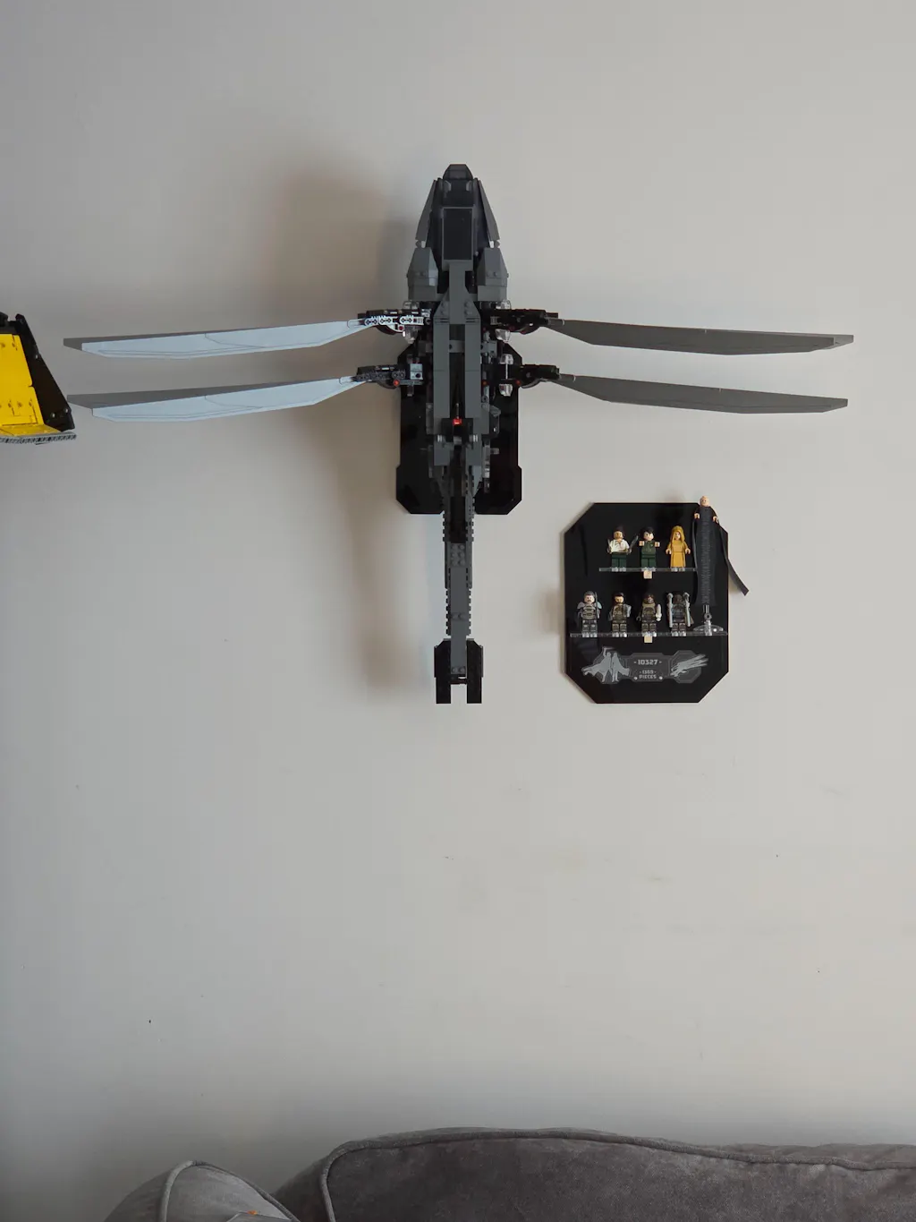 Wall mounted Display for LEGO® Icons Dune Atreides Royal Ornithopter (10327)