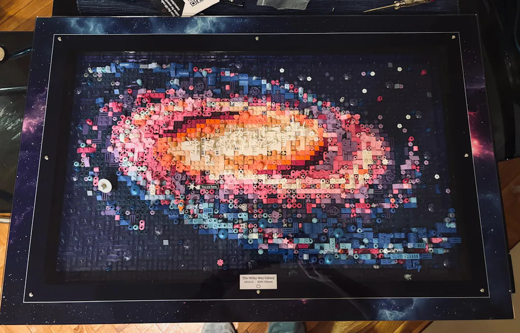 Wall Mounted Display Case for LEGO® Art: The Milky Way Galaxy (31212)