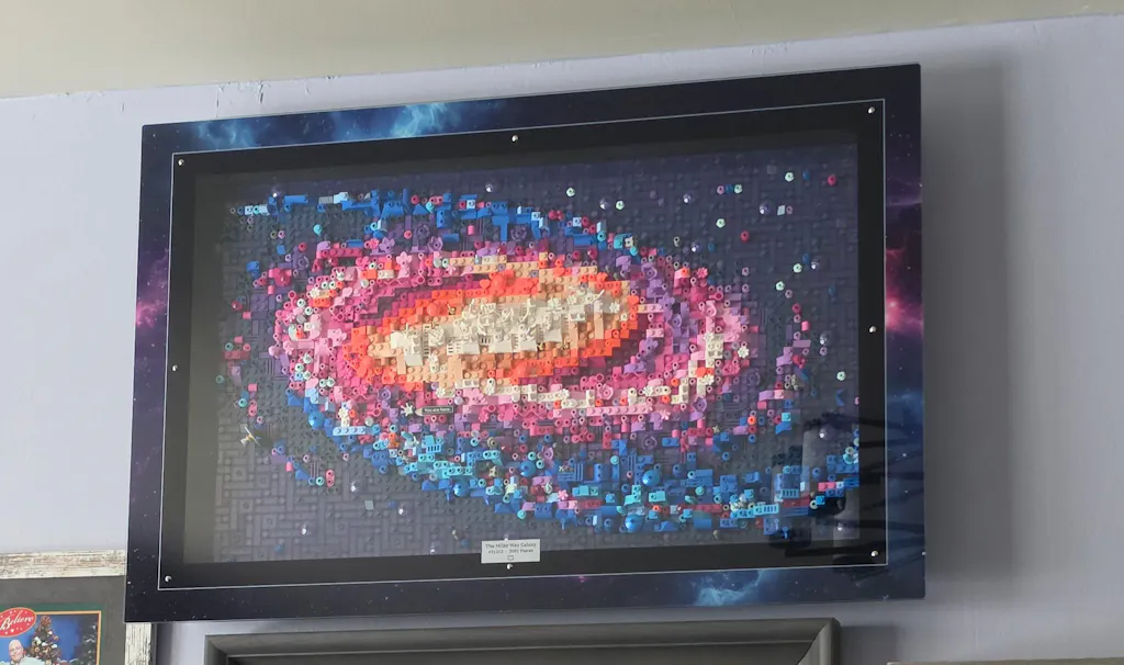 Wall Mounted Display Case for LEGO® Art: The Milky Way Galaxy (31212)
