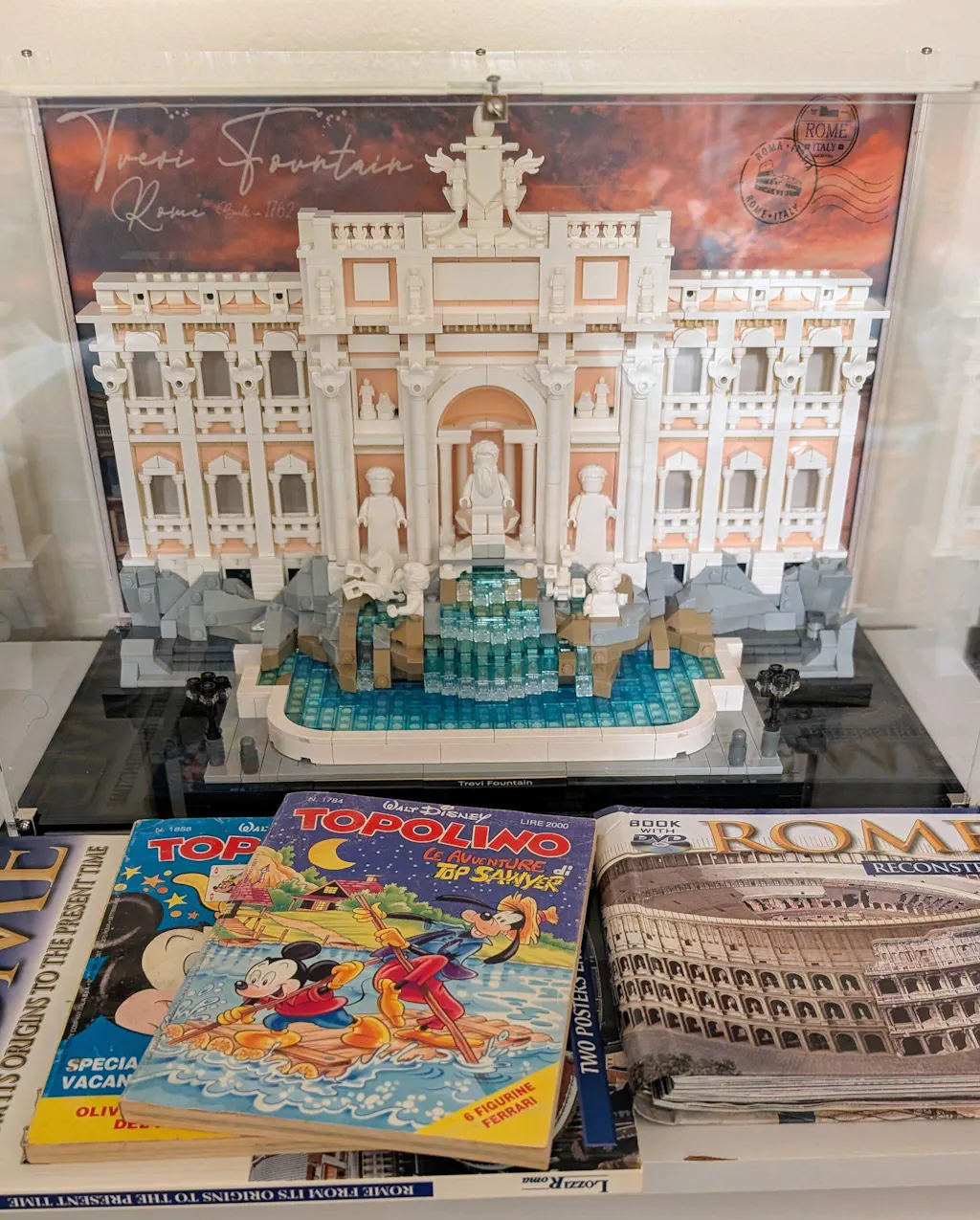 Display Case for LEGO® Architecture: Trevi Fountain (21062)