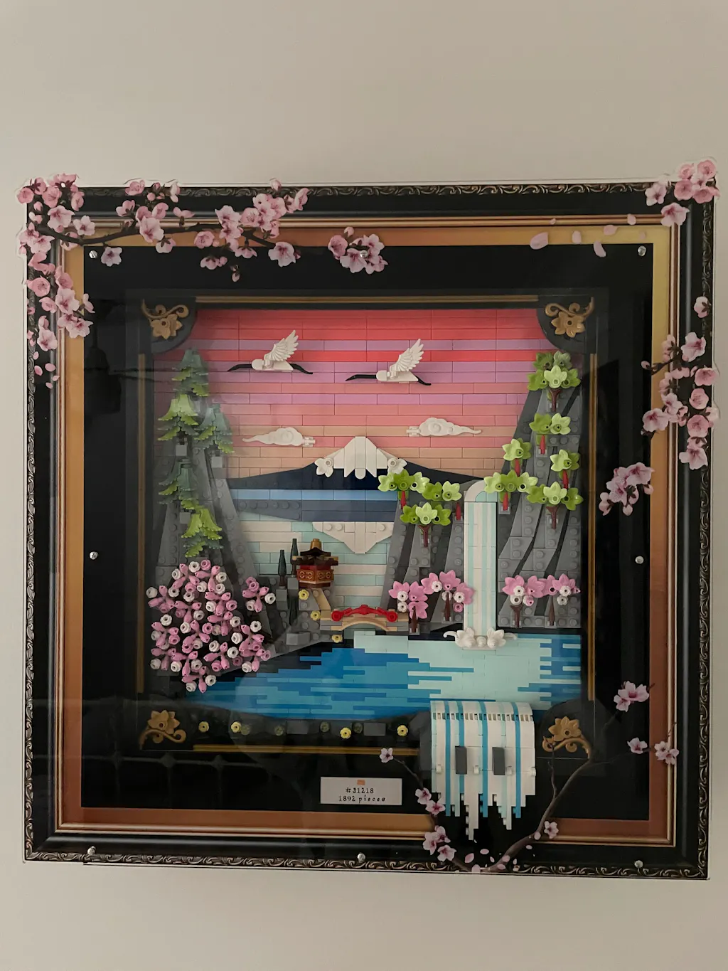 Display Case for LEGO® Art: Japanese Cherry Blossom Landscape (31218)