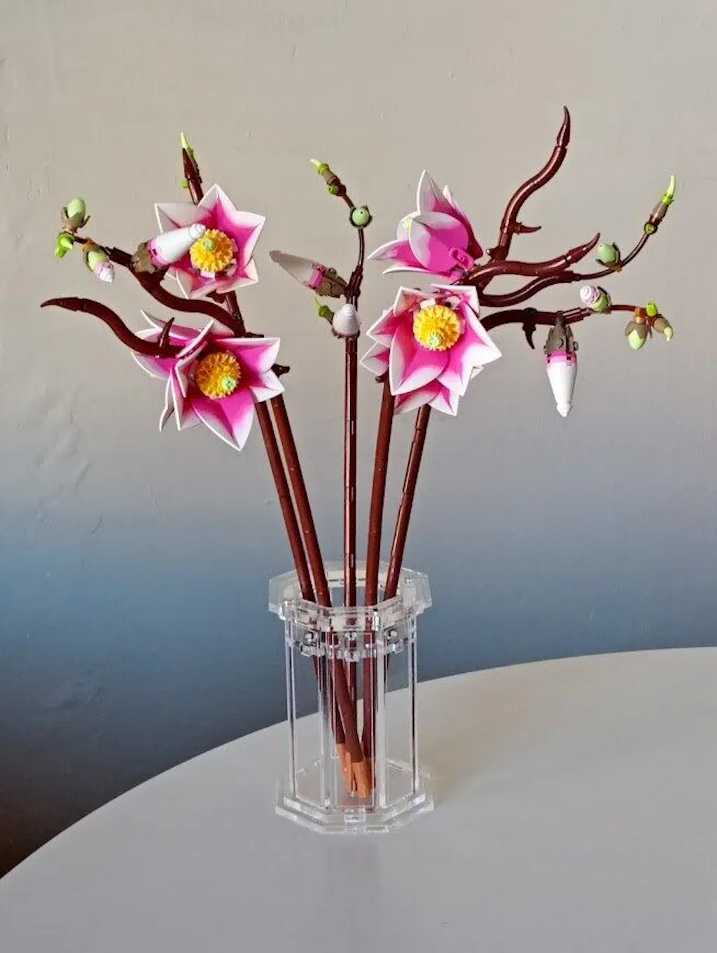 Display Vase for LEGO® Flowers - Clear