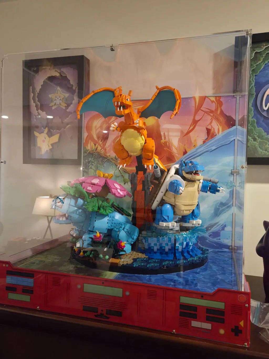 Limited Edition Display Case for LEGO® Pokémon™: Venusaur, Charizard and Blastoise (72153)