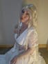Platinum Blonde Wavy Synthetic Hair Wig NS579