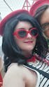 Jet Black Wavy Lace Front Synthetic Wig LF257
