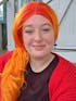Wavy Mixed Orange Lace Front Synthetic Wig LF383