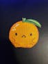 Grumpy Clementine Embroidered Iron-On Patch