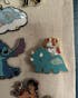 Cavalier King Charles Spaniel Riding a Dragon Enamel Pin (Teal Dragon Variant)