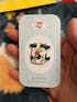 Cow Enamel Pin. Cute Cow Holding a Tulip. Kawaii Cow Pin