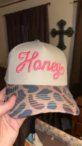 Custom Cursive Puff Embroidered Hat
