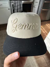 Custom Cursive Puff Embroidered Hat
