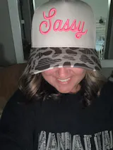 Custom Cursive Puff Embroidered Hat