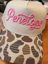 Custom Cursive Puff Embroidered Hat