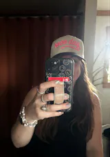 Custom Cursive Puff Embroidered Hat