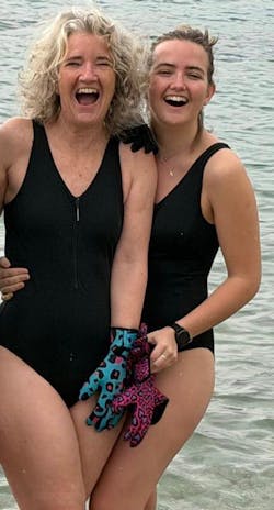 YULEX EasyOff™ Swimming Gloves; Cold Cold Heart