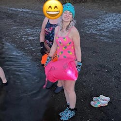 YULEX EasyOff™ Swimming Socks; Leopard