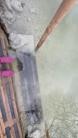 YULEX EasyOff™ Swimming Socks; Cold Cold Heart