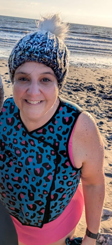 YULEX EasyOff™ Swimming Socks; Leopard