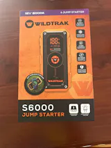 Wildtrak Heavy-Duty 6000A 26800mAh HP Lithium Car & 4WD Jump Starter (Petrol & Diesel)