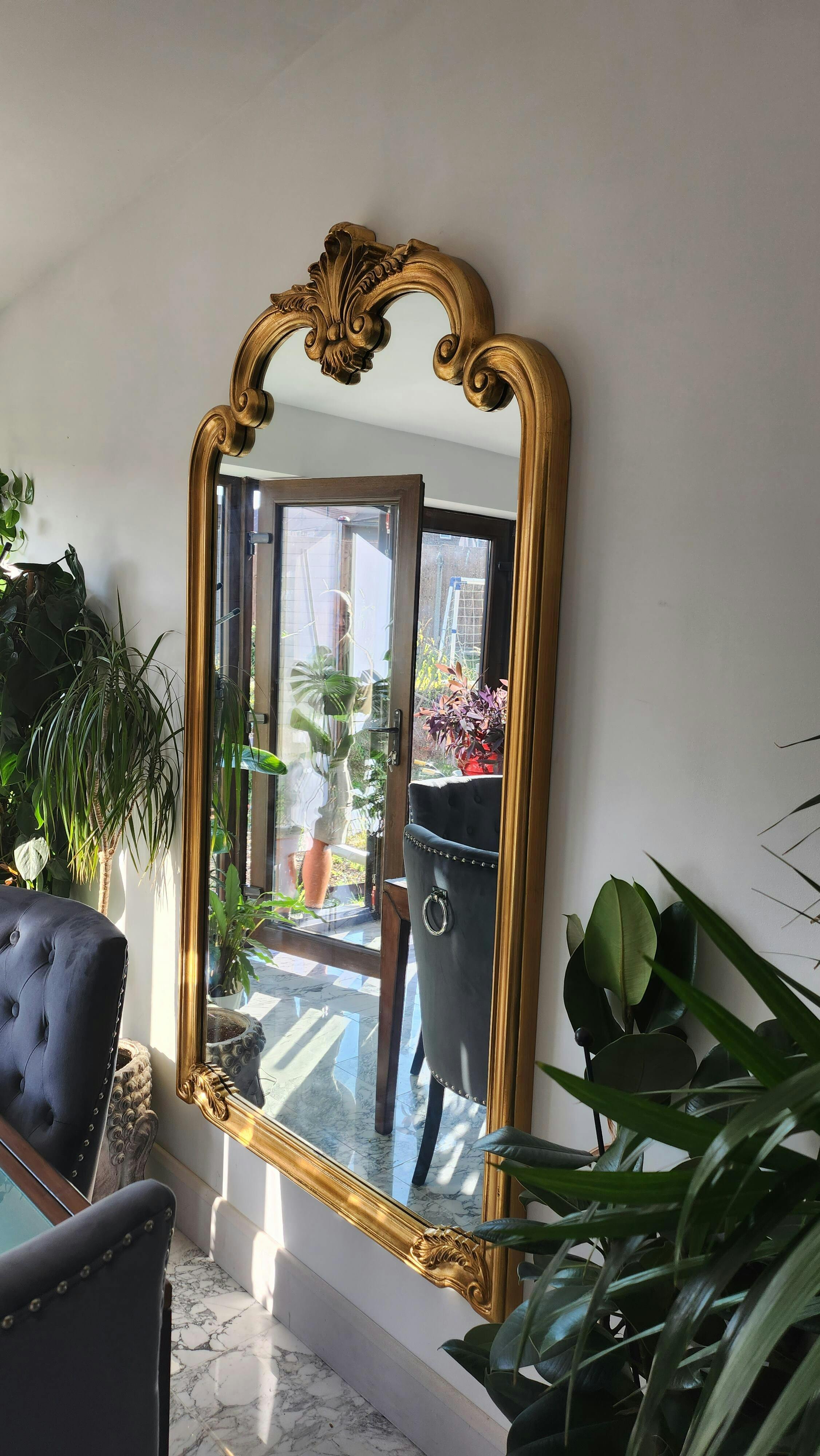 Gold Ornate Full Length Mirror 73" x 41" Pelazzo