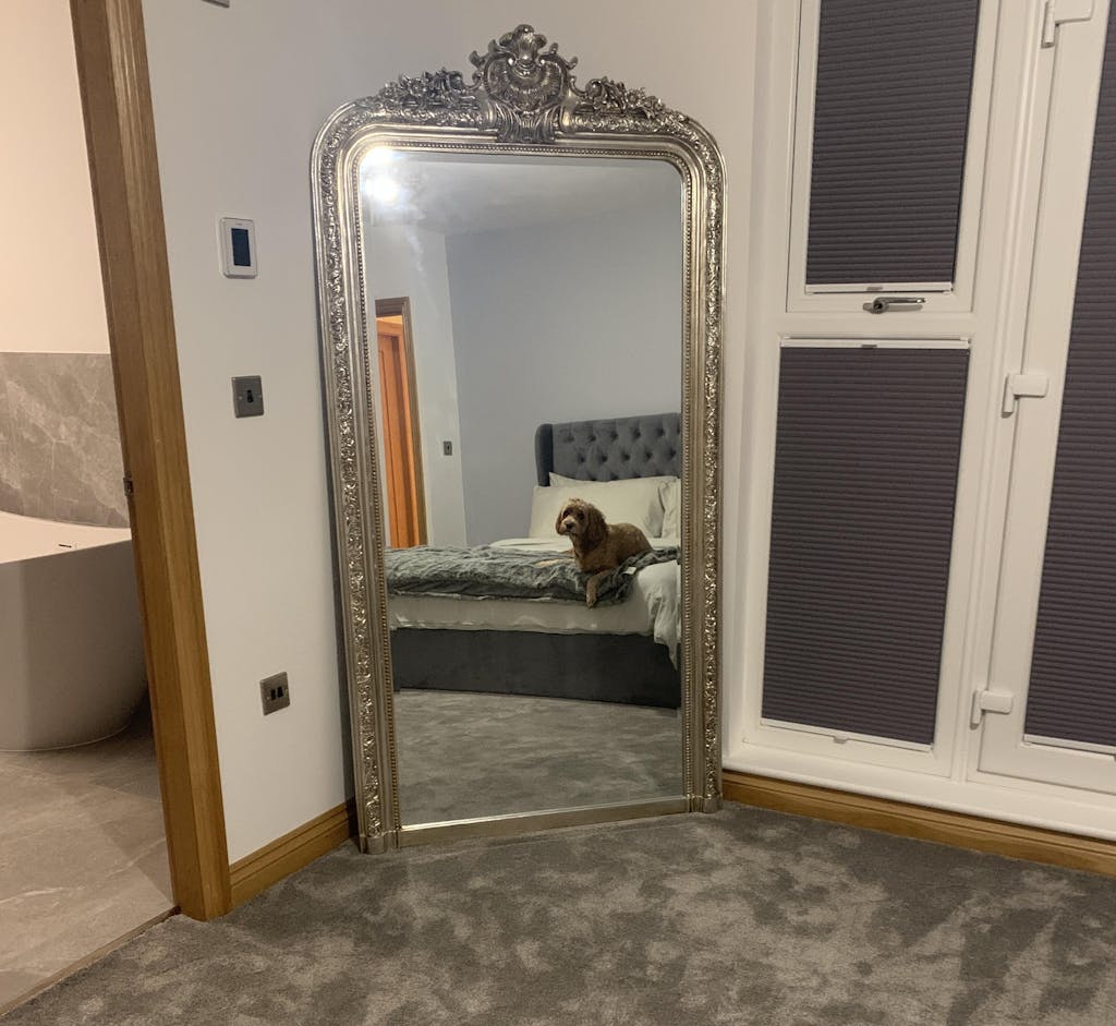 Full Length Champagne Ornate Mirror 196cm x 100cm Kensington