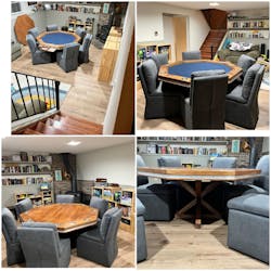 Spinning Center Game Table