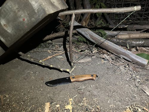 Wilora – The Brumby | Bushcraft Knife with Leather Sheath